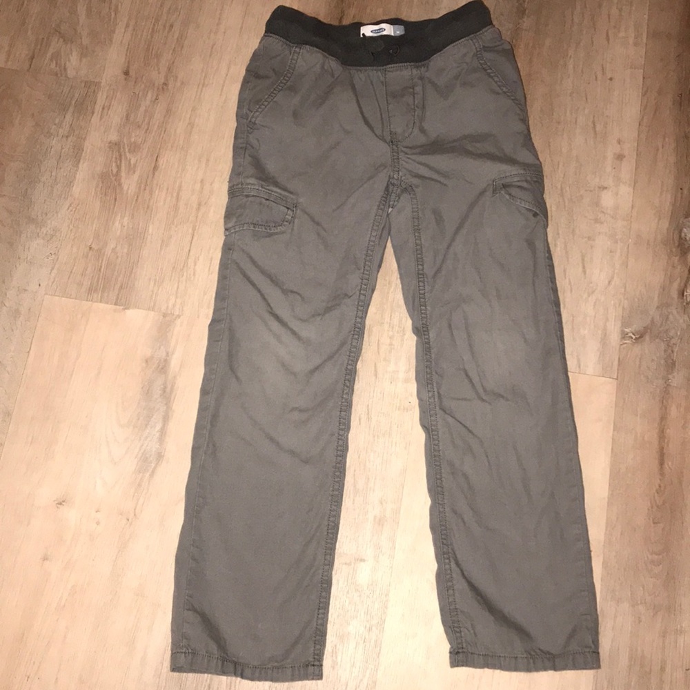 Boys Old Navy Pull On Pants Gray Size 8